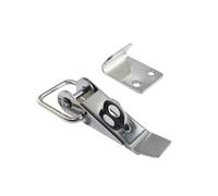 Spring Toggle Latch Hasp, Spring Loaded Toggle Latch Stainless Steel Silver 20 pcs for Door Window Drawer