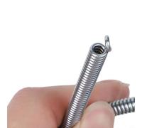 Spring Tube Bender Set, 40-Inch Hand Tool for Bending of Copper, Aluminum & Thin-Walled Steel Pipes, 6 Sizes (6-19mm OD), Oil-Quenched (10MM)