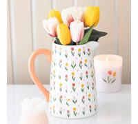 Spring Tulip Ceramic Flower Jug - Perfect For Home Decor & Gifts
