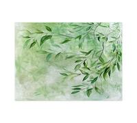 Spring Watercolor Willow Tree Jigsaw Puzzles for Adults 500 Piece, Fun Plant Leaves Wooden Printed Puzzles, Botanical Pattern Decor for Home Entertainment