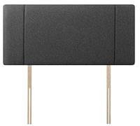 Spring Well Faux Leather,Oslo Headboard in 20 '' height in Black,Cream,White,Brown, red,Pink,3ft,4ft,4ft6,5ft (White, 4ft6)