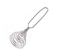 Spring Whisk Egg Whisk - Stainless Steel Spring Coil Whisk | Hand Push Whisking Blender | French Style Whisk Wire Whisk | Egg Beater Kitchen Utensil for Blending Whisking Beating and Stirring