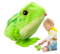 Spring Wind Up Toys,Animal Wind Up Toys,Funny Plush Frog Wind Up Toy,Crawling Spring Toy - Creative Wind Up Toys Frogs, Mechanical Animal Toys