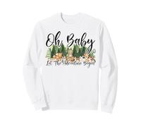Spring Woodland Baby Shower Animal Theme Matching Neutral Sweatshirt