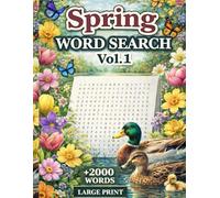 Spring Word Search For Adults: Word find large print, 2000 words, Puzzle adults