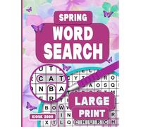 Spring Word Search for Dementia Patients: Large Print Word Search for Seniors with Dementia. A collection of 75 Very Easy puzzles with Large 7×7 grids ... to follow. (Books for Senior with Dementia)