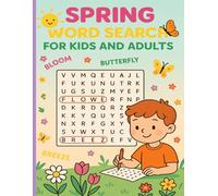 Spring Word Search for Kids and Adults: Fun & Challenging Word Puzzles for Springtime | 1000+ Words to Find | Great for Travel, Rainy Days & Brain Exercise