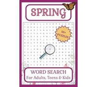 Spring Word Search: Fun and Easy-to-Read Puzzle Book for Fans of the Springtime Season