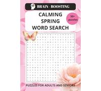 Spring Word Search Puzzle Book: Brain Games for Sharp Mind, Word Puzzles for Springtime Relaxation, Calm Relaxing Mind and Stress Relief | 6x9 inches, ... for Vacations, Holidays, Gift, Free Time