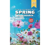 Spring Word Search Puzzle Book: Refreshing Spring Word Searches Featuring Birds, Greenery, April Rains & More | 6x9 Inches, 550 Pages | 270+ Puzzles for Calm, Travel & Cozy Moments