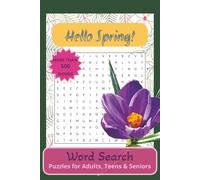 Spring Word Search Puzzle Book: Word Searches with Easy to Read Print about Spring, Nature, Chill, and More |6x9 inches, 100 Pages|50 Puzzles.. Gift for Vacations, Holidays and Free Times