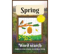 Spring Word Search Puzzle Book: Word Searches with Easy to Read Print about Spring, Spring Flower, Spring Blossom and more | 6x9 inches, 110 pages | ... Gift for Vacations, Holidays and Free Times