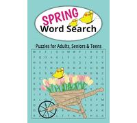 Spring Word Search Puzzle Book: Word searches with easy to read print about Spring, spring flowers, spring sunshine and more | 6x9 inches 110 pages | ... gift for vacations, holidays, and free times