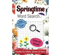 Spring Word Search Puzzle Book: Word Searches with Easy to Read Print about Springtime, Flowers and More | 6x9 inches, 110 pages | 50+ puzzles…Gift ... May Day, Vacations, Holidays and Free Times