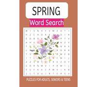 Spring Word Search: Word Searches with Easy-to-Read Print about Spring, Fun Brain Games and More | 6x9 Inches, 110 Pages | 50+ Puzzles - Perfect Gift for Spring Break, Rainy Days, and Leisure Time