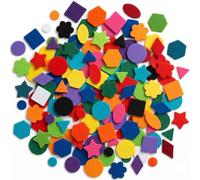 Springboard 100 Self-Adhesive Craft Felt Shapes, Pre-Cut 2-3cm Peel-and-Stick Fabric Squares for EYFS School & Home Art