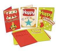 Springboard 10303 Happy Christmas Card Making Activity (Pack of 30)