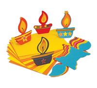 Springboard 10336 Diwali Diva Making Craft Activity Pack (Pack of 30), Multicolor, 18 x 12cm