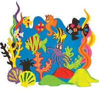 Springboard 10385 Pre-Cut Sealife Display Paper Shapes (Pack of 400)