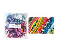 Springboard 10386 Seascape Super Swags Threads (Pack of 60) & 10375 Recycled Rag Yarn Assortment, 30 m