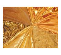 Springboard 10573 Metallic Gold Fabric Pack for Craft and Collage, 5 pc