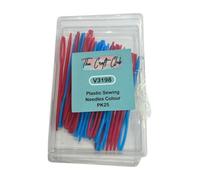 Springboard 25 Plastic Safety Needles with Storage Box, Large Big Eye Sewing Needles for EYFS Kids Threading & Hand Crafts