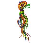 Springboard 3mm Threading Laces (10 Pack, 4 Colours), Craft Stringing Cords for Kids Beads, Buttons & EYFS Fine Motor Skills