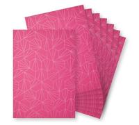 Springboard A4 Metallic Holographic Foil Design Card - 230gsm Cardstock for Card Making - Crafting Card Compatible w/Die-Cutting Machines - Prism Pink (Deep Pink Card) - 10-Pack
