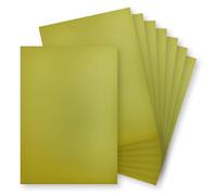 Springboard A4 Mirror Foil Matte Card Sheets - 230gsm Cardstock for Card Making - Mirror Foil Card Compatible w/Die-Cutting Machines - Sparkly Craft Supplies - Lime Green - 10-Pack