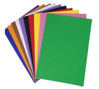 Springboard A4 Self-Adhesive Craft Foam Sheets (10 Pack), Peel & Stick 2mm EVA Foam Paper for Kids Mess-Free EYFS Art & School Displays