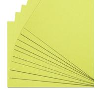 Springboard A4 Yellow Glitter Card Sheets - 10-Pack 290gsm Non Shed Glitter Cardstock for Card Making - Compatible w/Die-Cutting Machines - Sparkly Craft Supplies
