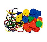 Springboard Colossal Sorting Buttons (30 Pack), Large Threading Buttons for Kids EYFS Fine Motor Skills, Counting & Maths Games
