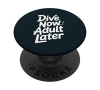 Springboard Diver Dive Now Springboard Diving PopSockets Adhesive PopGrip