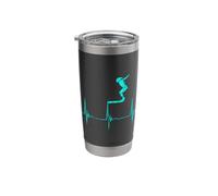 Springboard Diving Heartbeat EKG Pulse Water Cliff Diver Stainless Steel Insulated Tumbler