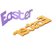 Springboard Easter Banner Cards Easter Activity Pack - Coloured Easter Cards for Decoration, Collaging, and Classroom Wall Displays - 30 Pack