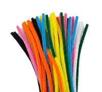 Springboard Extra Long Jumbo Pipe Cleaners 15mm x 50cm (50 Pack), Giant Thick Chenille Stems for Big EYFS Art & Kids Model Making