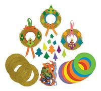 Springboard Hessian Wreaths Christmas Craft Activity (Pack of 30)