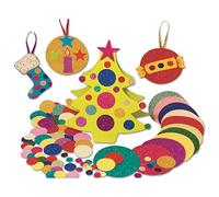 Springboard Pre-Cut Glitter Mosaic Circles - Paper Mosaic Kits for Children - Arts and Crafts for Kids - Assorted Colours and Sizes - Pack of 3000