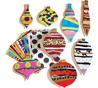 Springboard Rip and Stick Bauble Decoration Christmas Craft Activity (Pack of 32)