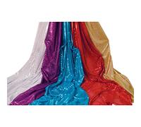 Springboard Sparkle Sequin Fabric Assortment (5 x 2 m) Den Making and Imaginative Play
