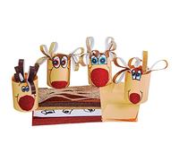 Springboard Tubey Reindeer Christmas Craft Activity (Pack of 30)