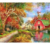 Springbok Autumn Barn 400 Piece Jigsaw Puzzle for Families