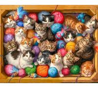 Springbok Kittens Galore 1000 Piece Puzzle for Adults - for Cat Lovers of All Ages This Puzzle is Purrfect!
