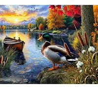 Springbok Mallard Morning Glow 1000 Piece Puzzle for Adults- Relax and Take in The Beauty of The Outdoors
