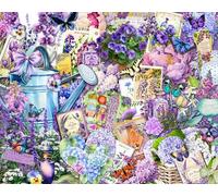 Springbok Purple Passion 1000 Piece Jigsaw Puzzle for Adults- Its a Lavendar Dream to Create This Purple Masterpiece