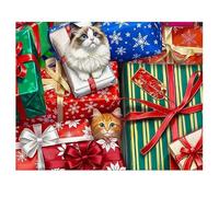 Springbok Sneaky Christmas Cats 500 Piece Puzzle for Adults