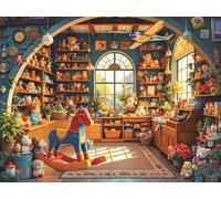 Springbok Toy Shop 1000 Piece Jigsaw Puzzle for Adults - Poster Now Included - Unique Cut Pieces - Made in USA