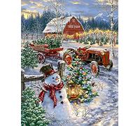 Springbok's 1000 Piece Jigsaw Puzzle Christmas Tree Farm - Unique Cut Pieces