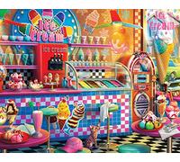 Springbok's 1000 Piece Jigsaw Puzzle Ice Cream Shop - Made in USA