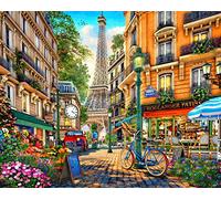 Springbok's 1000 Piece Jigsaw Puzzle Paris Afternoon - Unique Cut Pieces